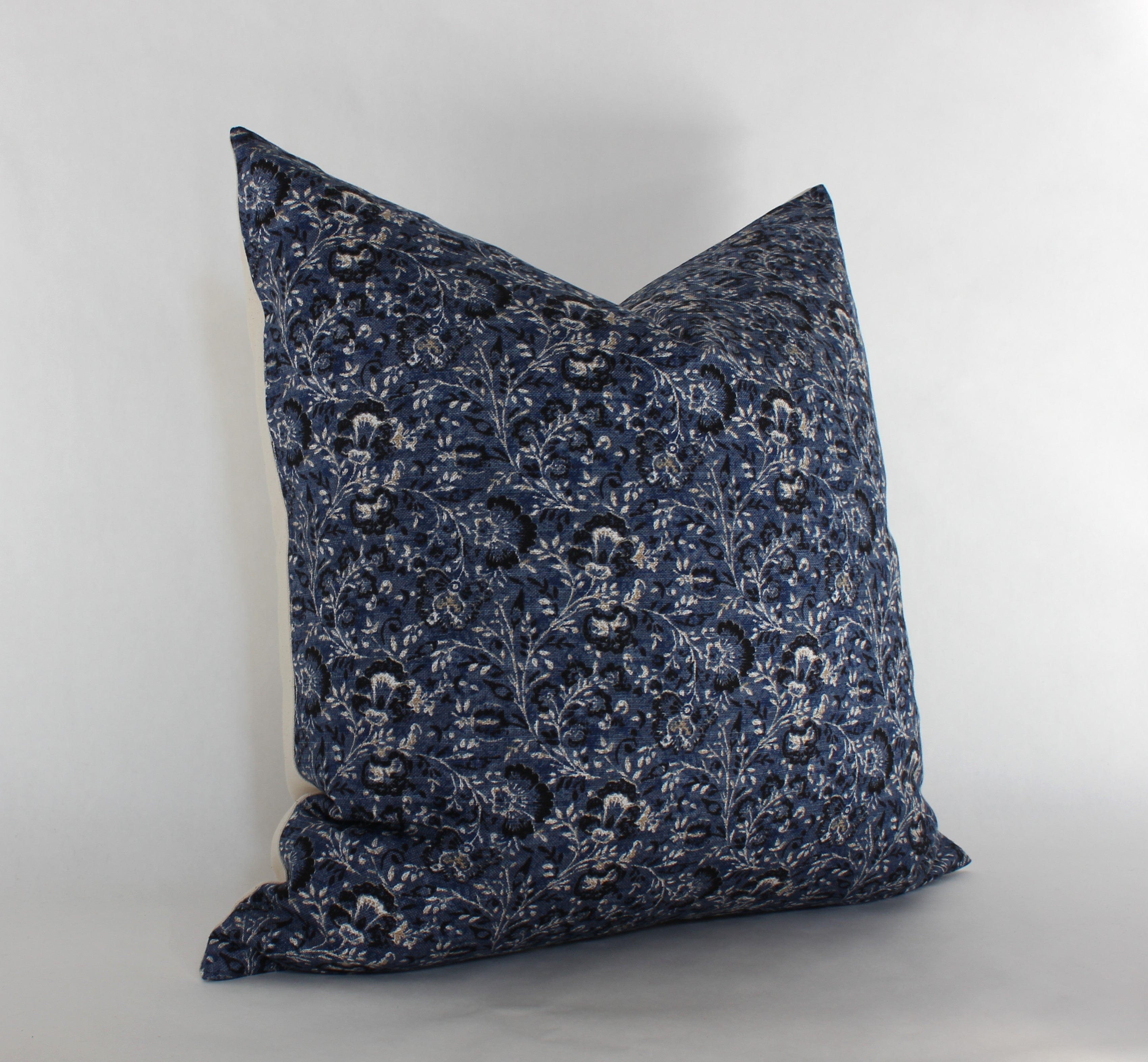 Cement Mix Blue 18x18 Inch Pillow *P, PL-10A