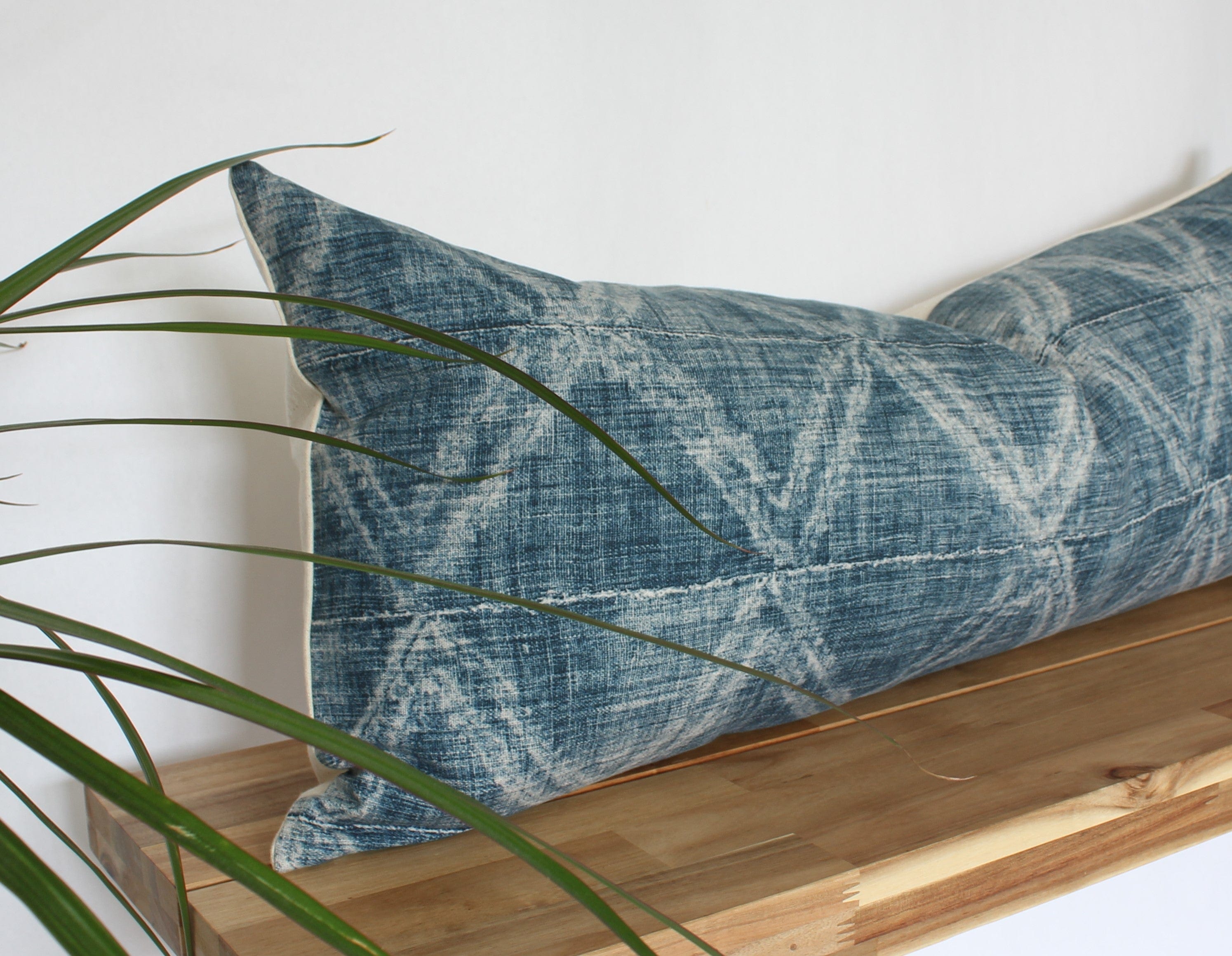 Denim best sale lumbar pillow