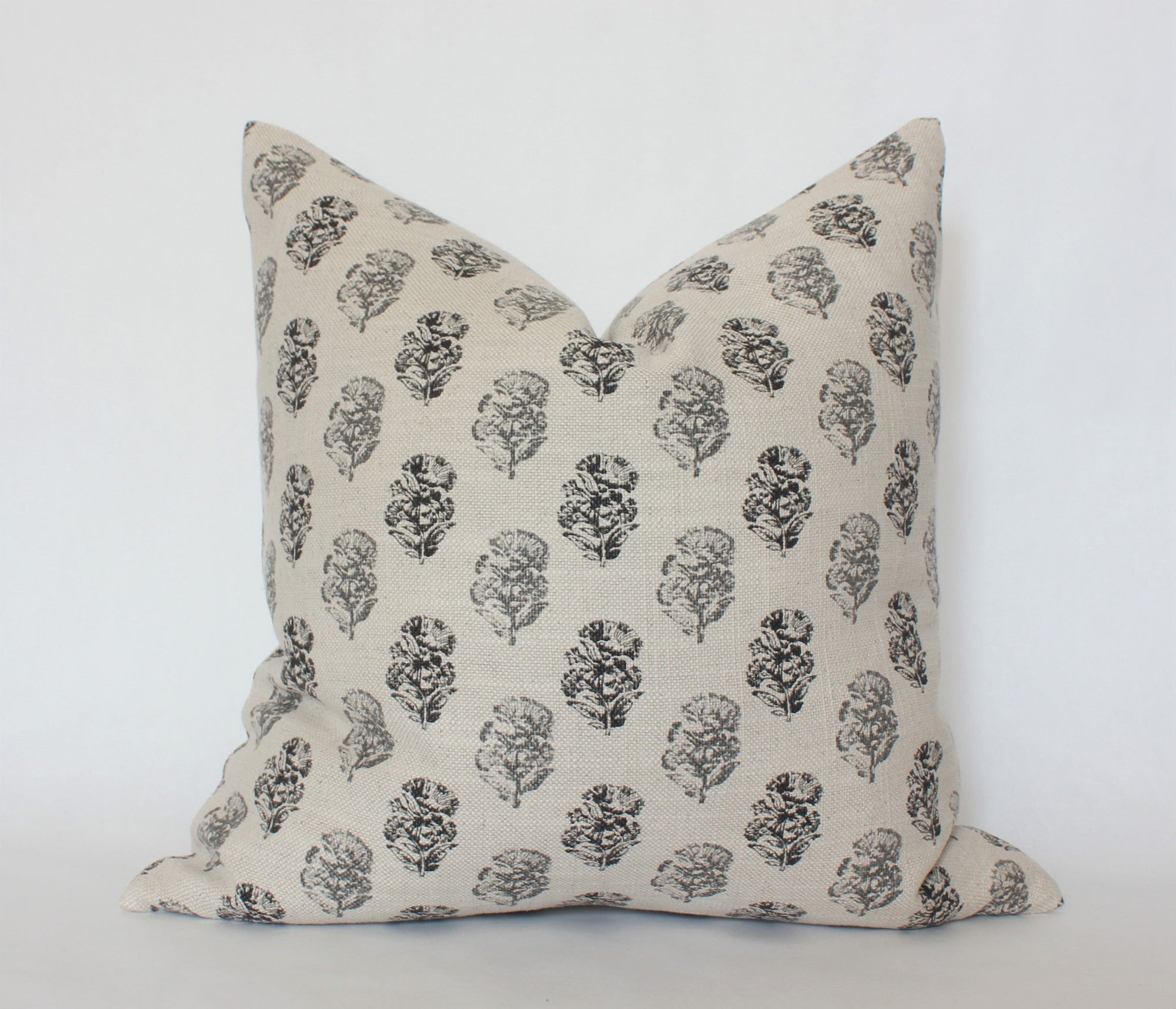 cream floral sofa pillow cover