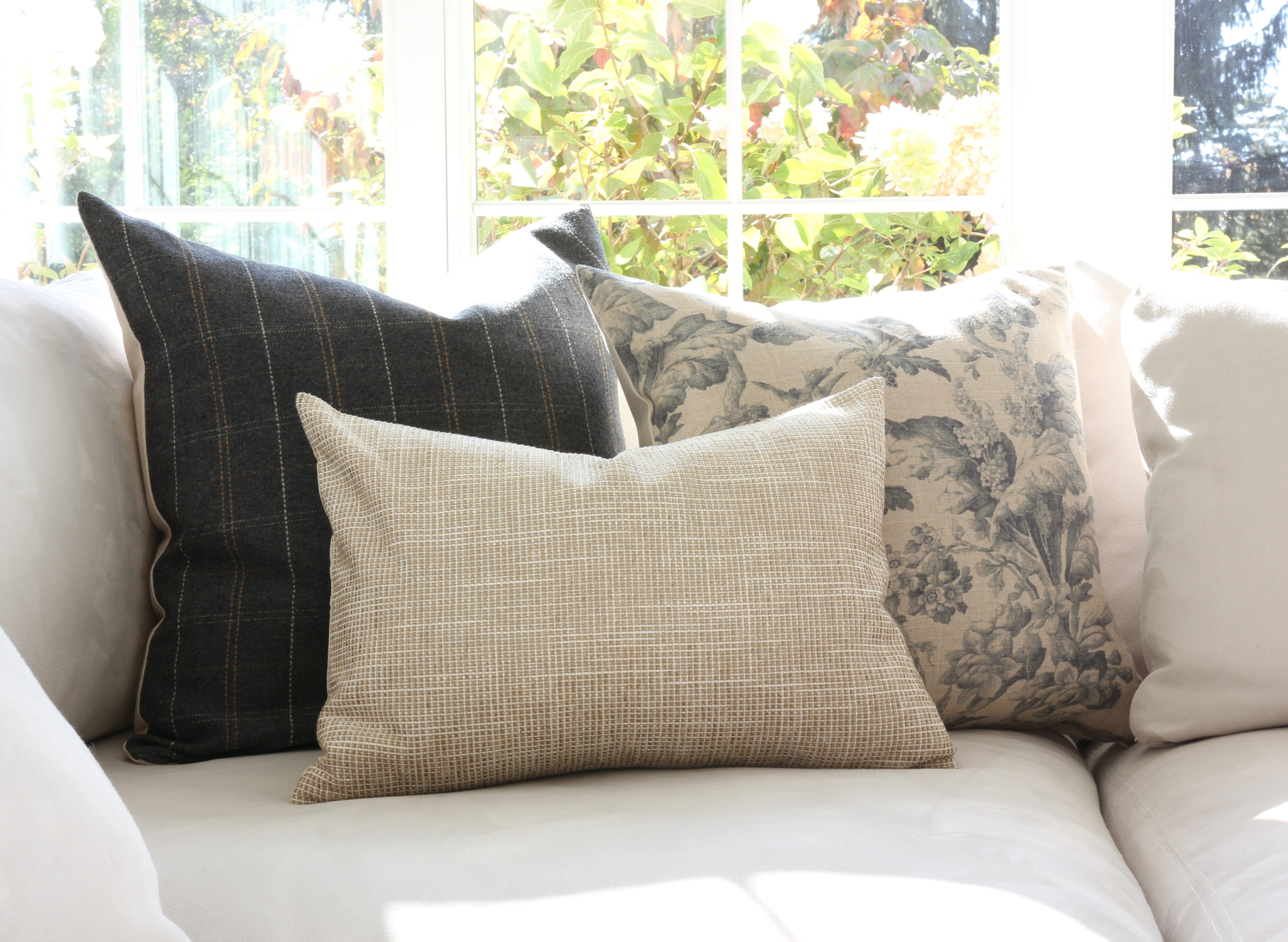 pillow set of 3 for sofa