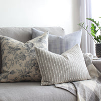 Blue and Beige Pillow Cover Combo