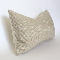 beige chair pillow