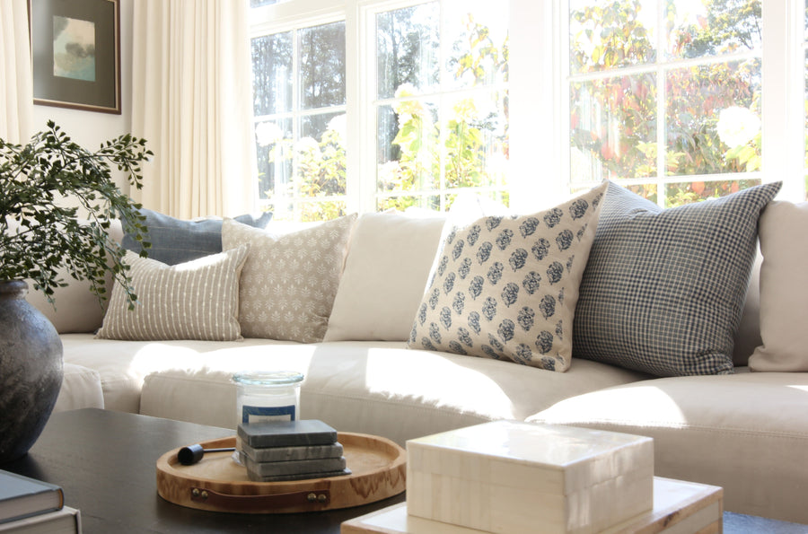 Cream pillows for sofa best sale