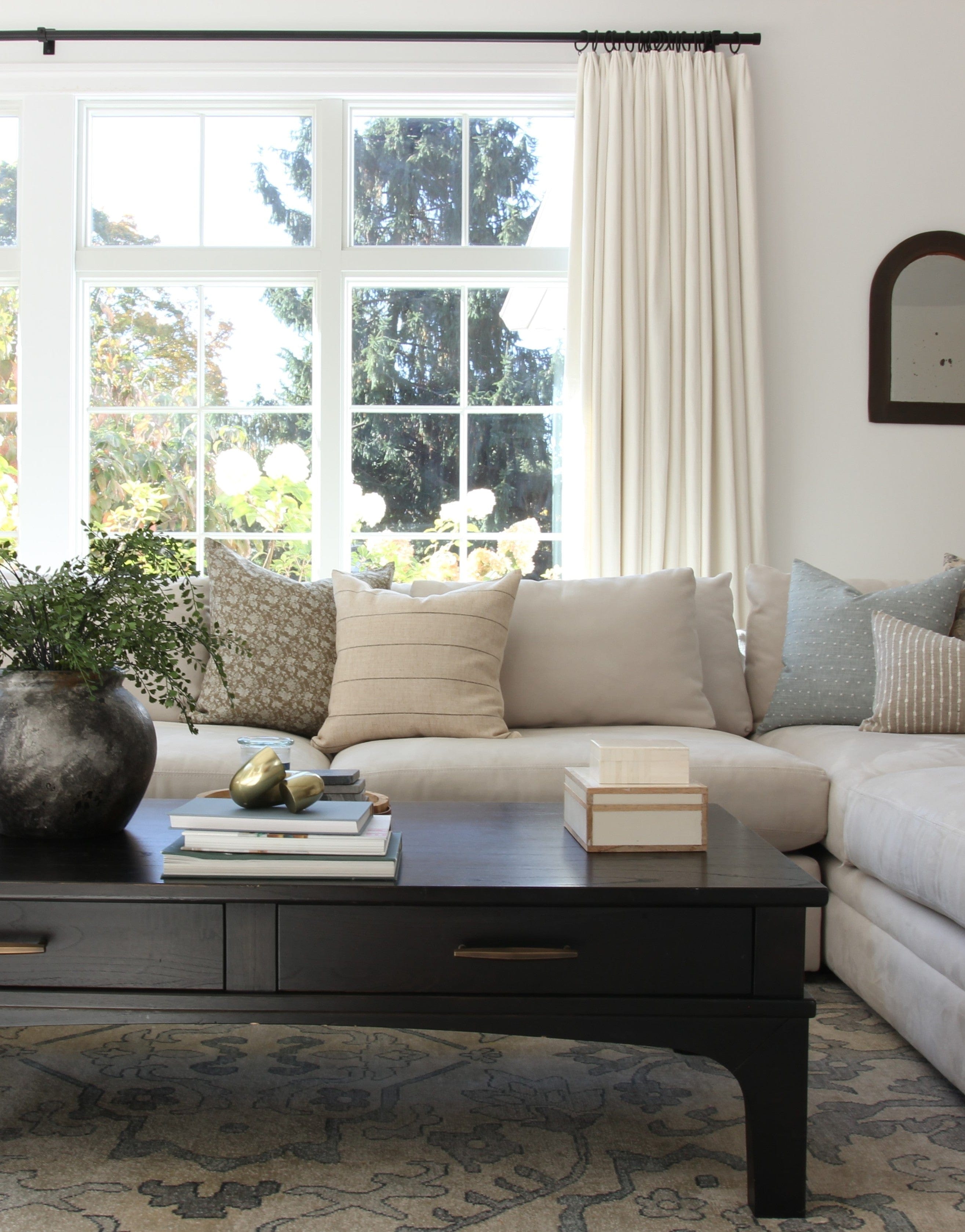 blue gray sectional throw pillows