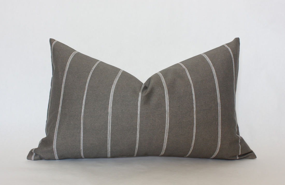 brown lumbar pillow cover