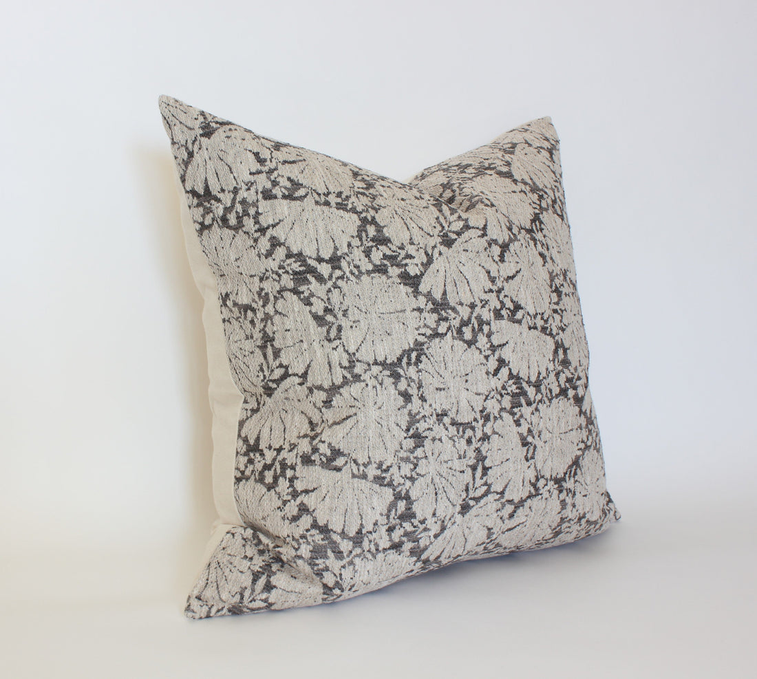 designer gray pillow cover