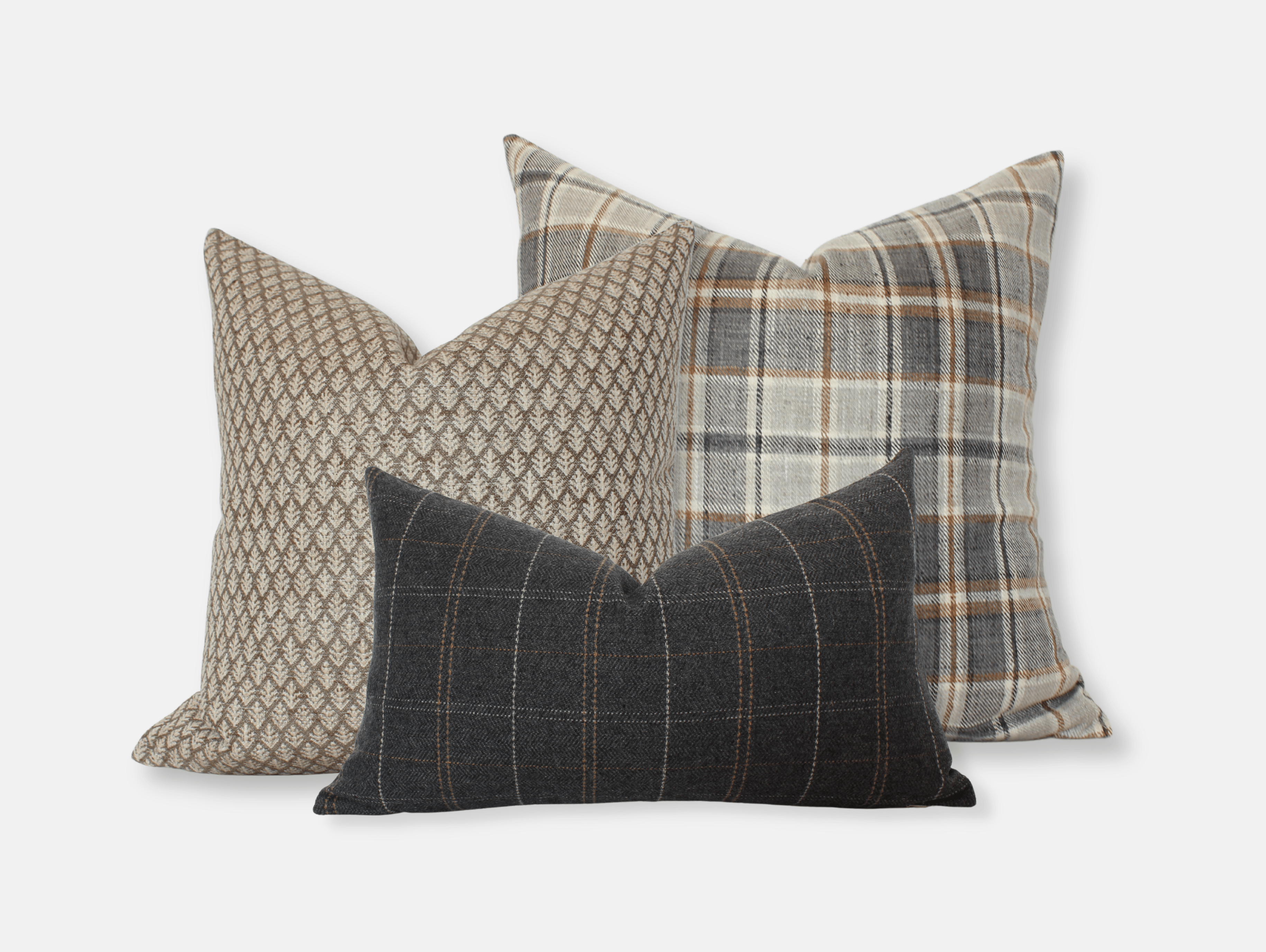 earthy bed pillow set