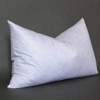 feather down lumbar pillow form 14x20