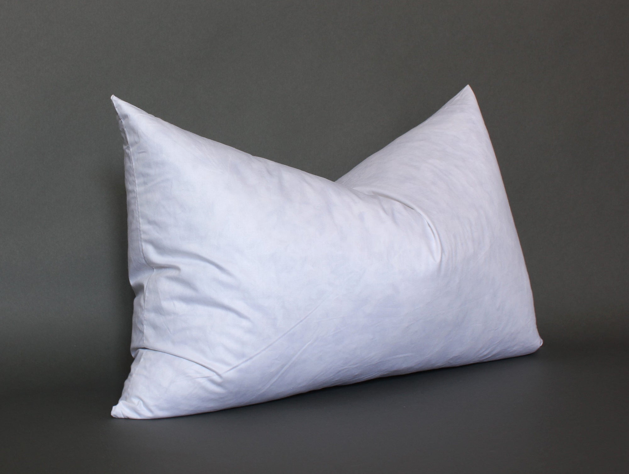feather down lumbar pillow form 14x20