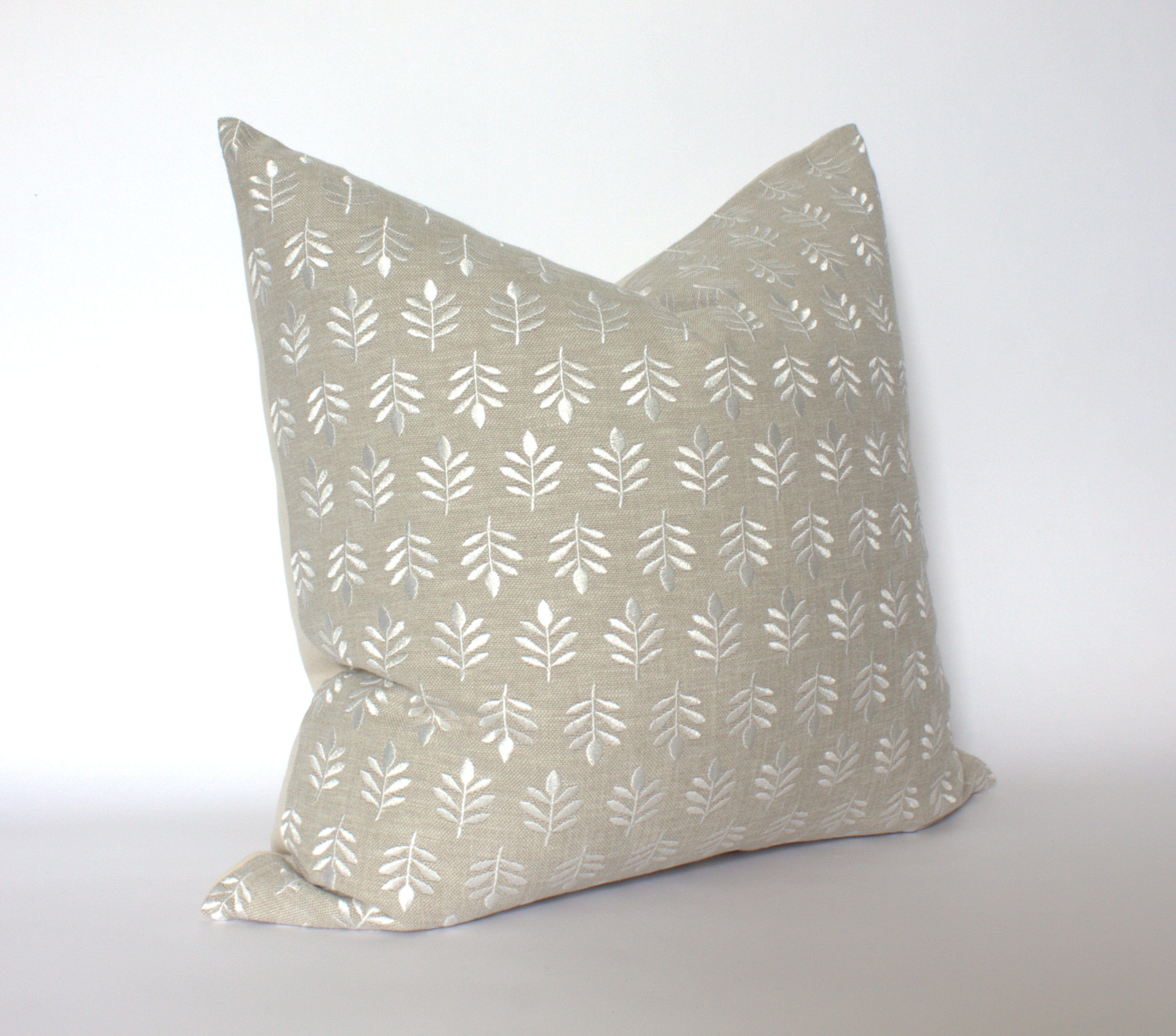 light cream throw pillow