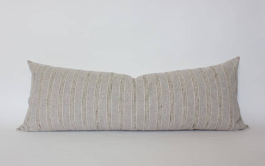 neutral long lumbar for king bed 