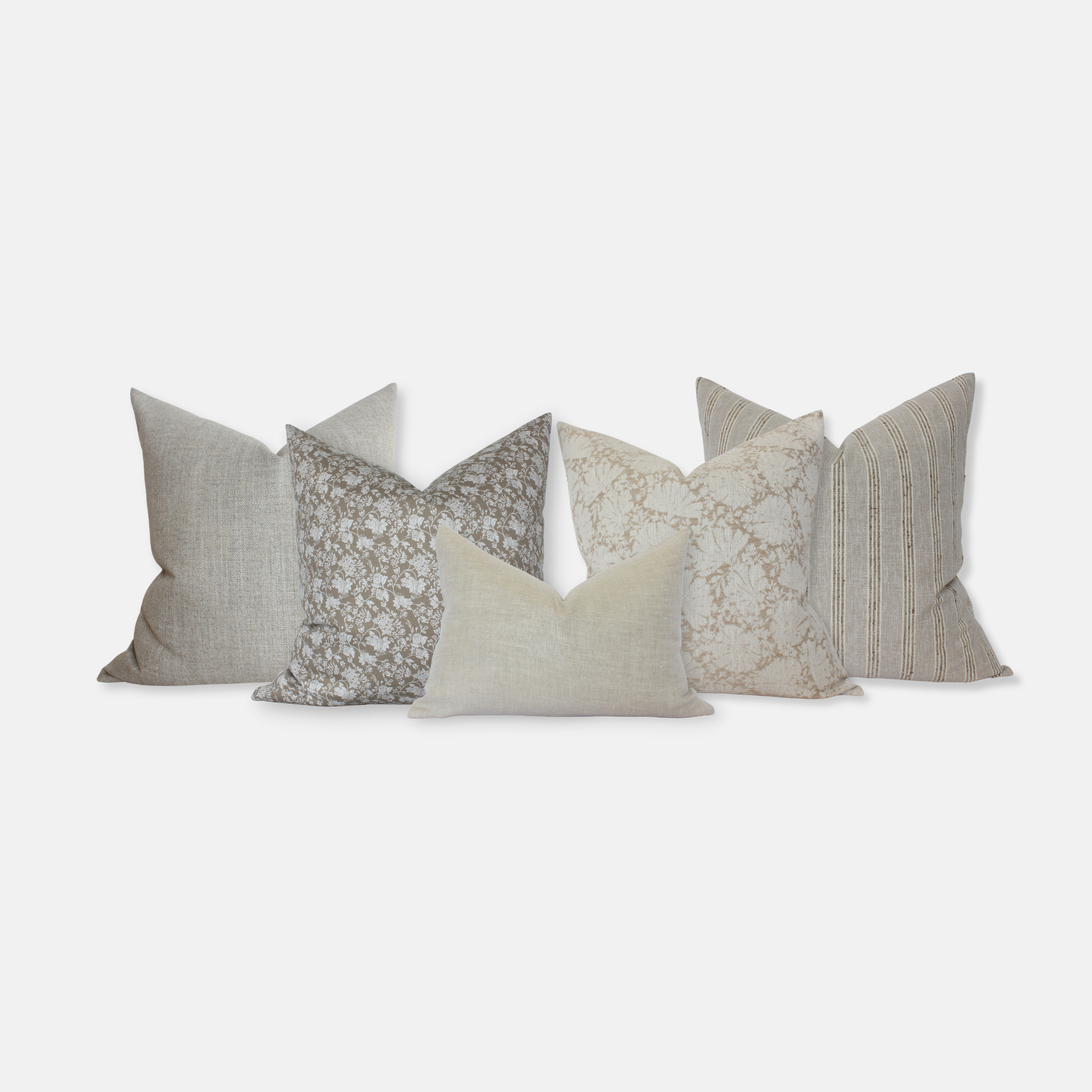 neutral pillow cover combo set of 5