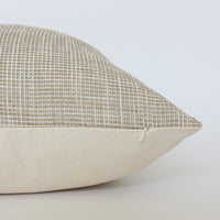 neutral pillow cover invisible zipper 