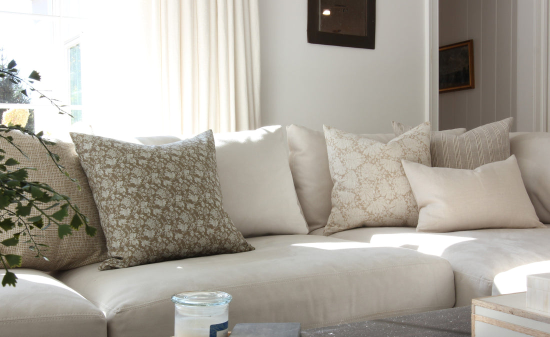 neutral sofa throw pillows