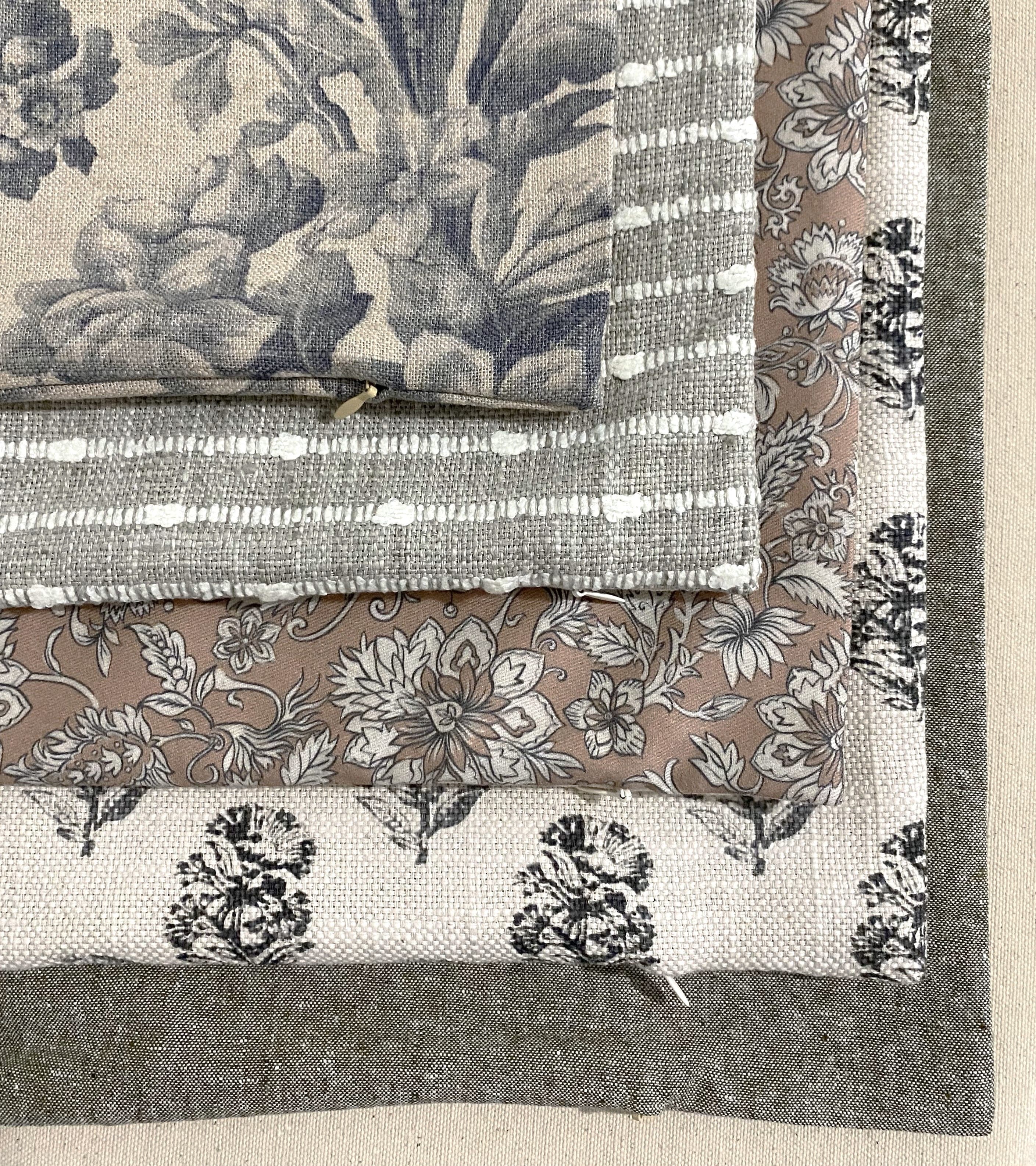 neutral earthy pillow combination