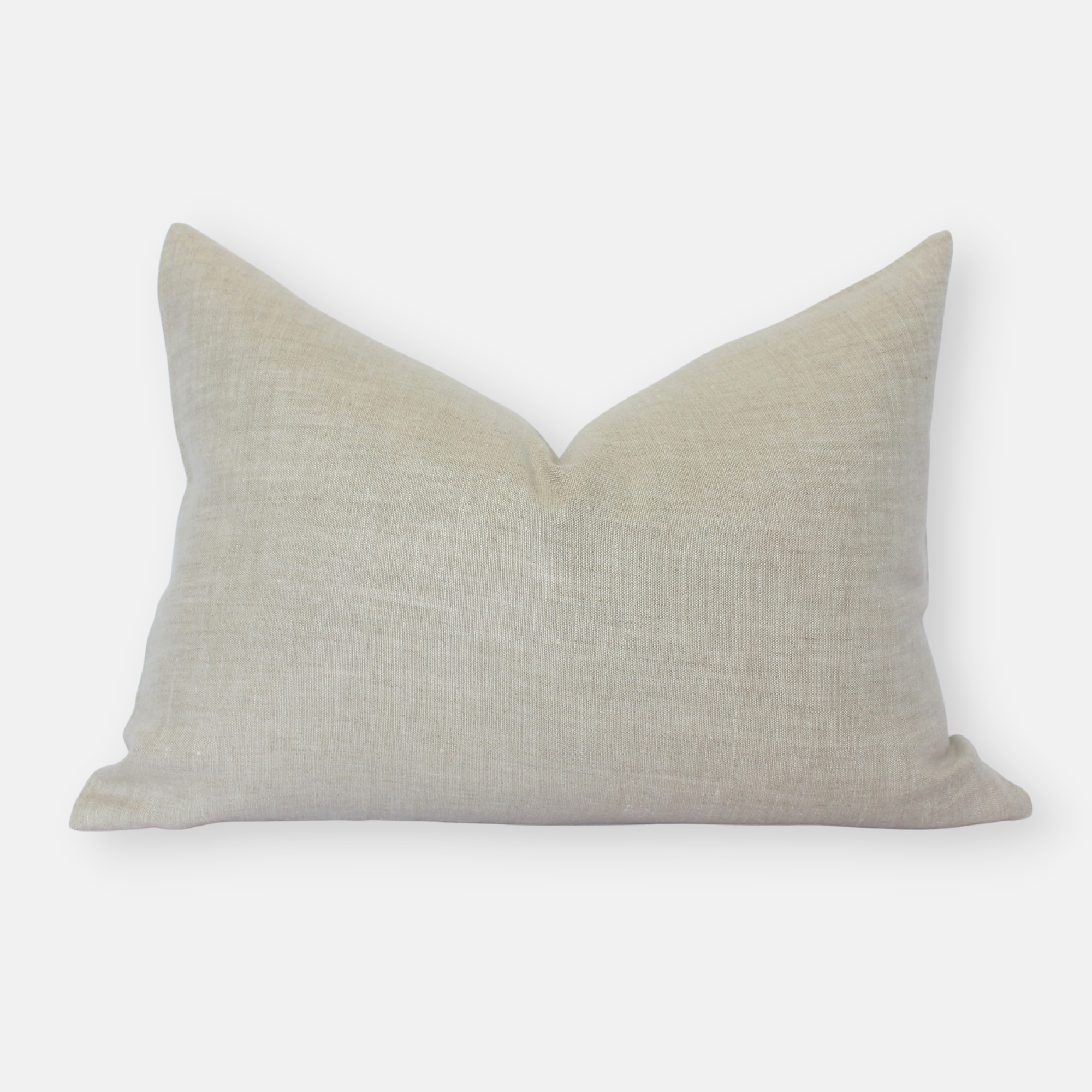 oatmeal lumbar throw pillow