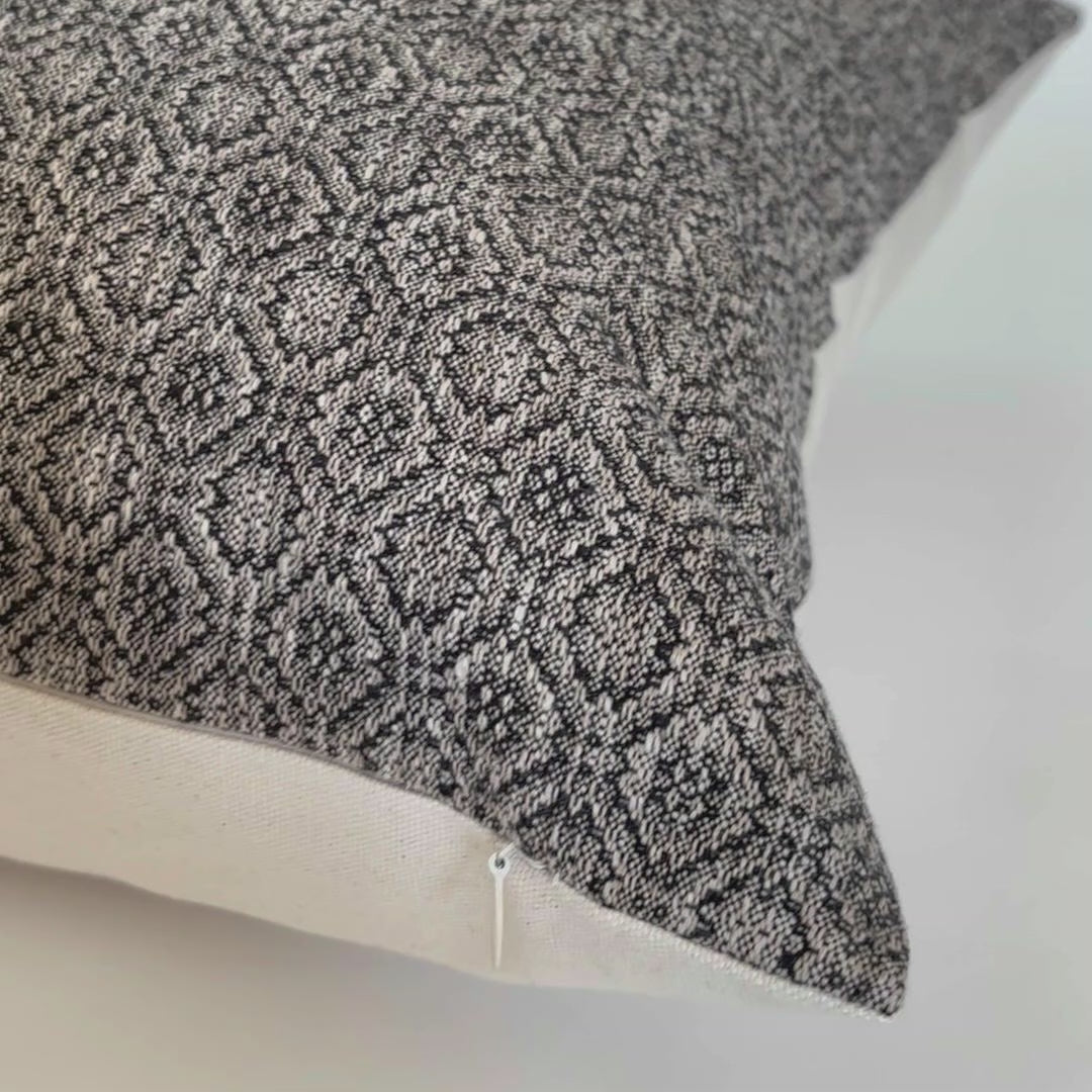 modern pattern gray pillow for sofa