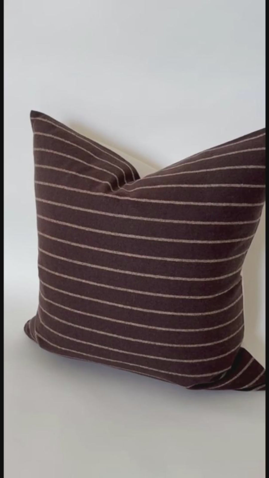 dark brown pillow cover