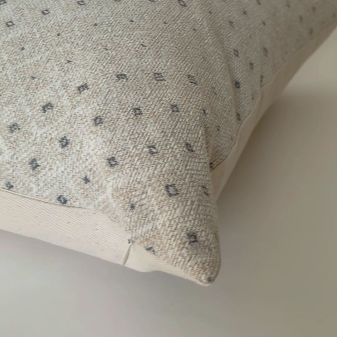 neutral ivory throw pillow cover