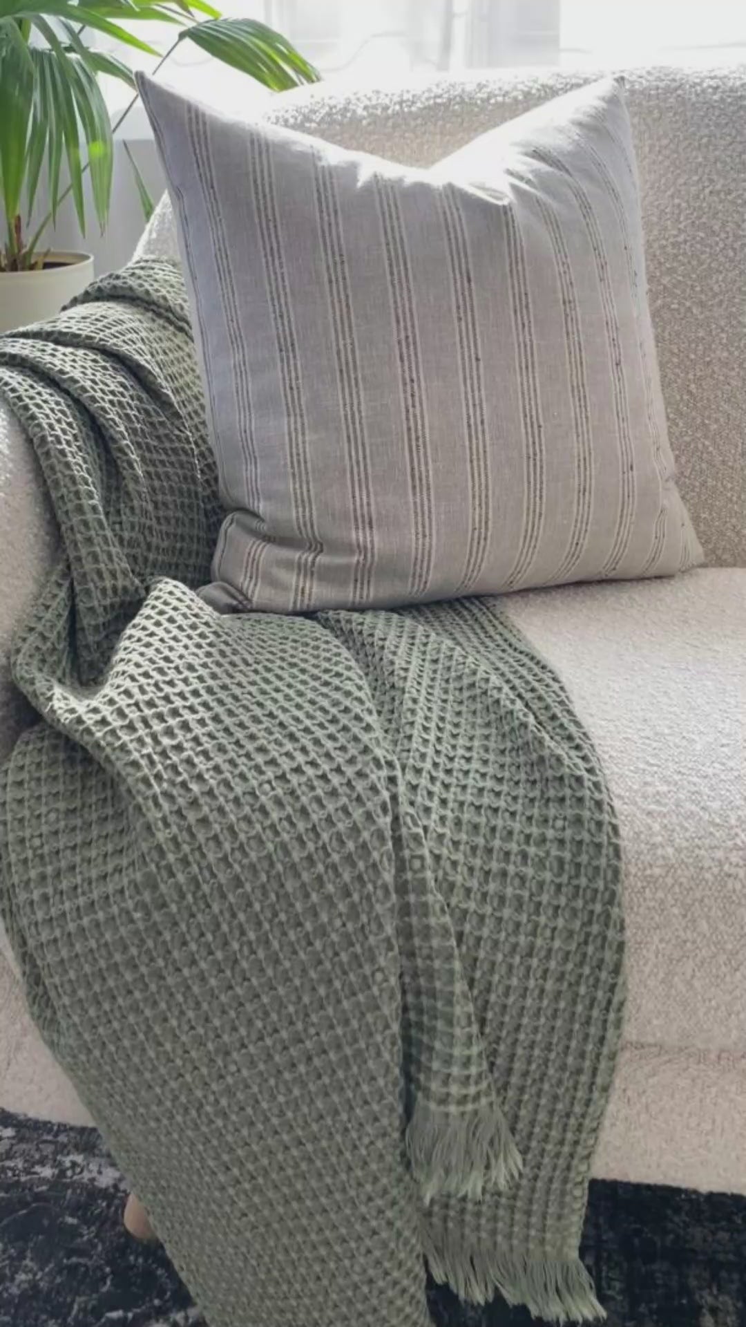 Landyn stripe pillow cover