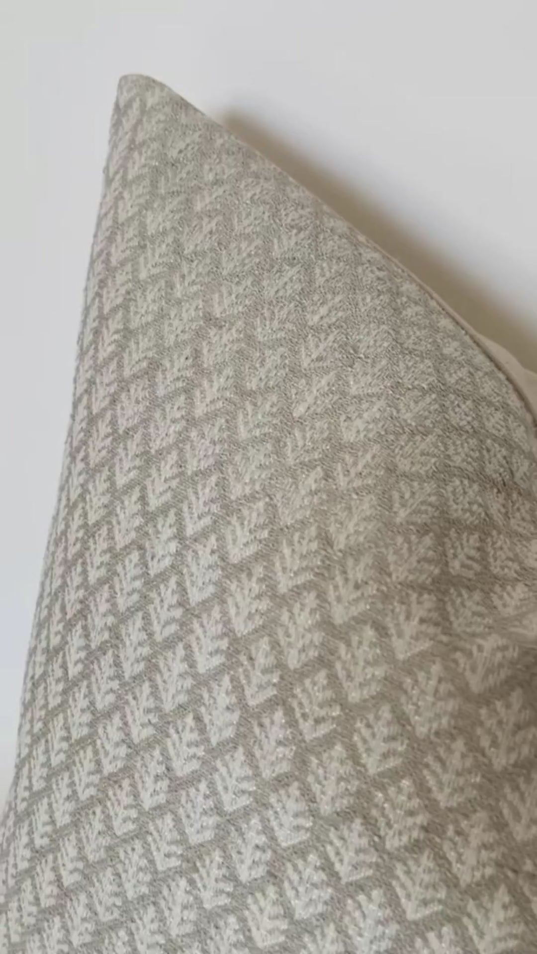 light neutral pillow cover