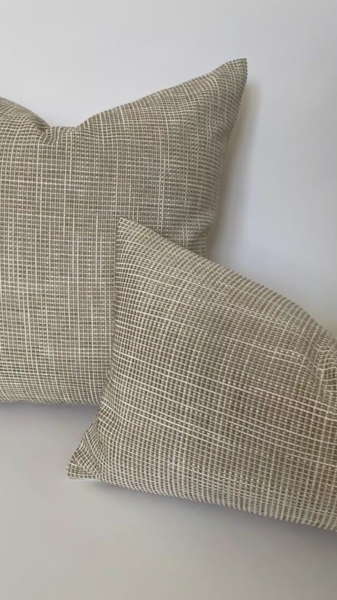 brown pillow cover
