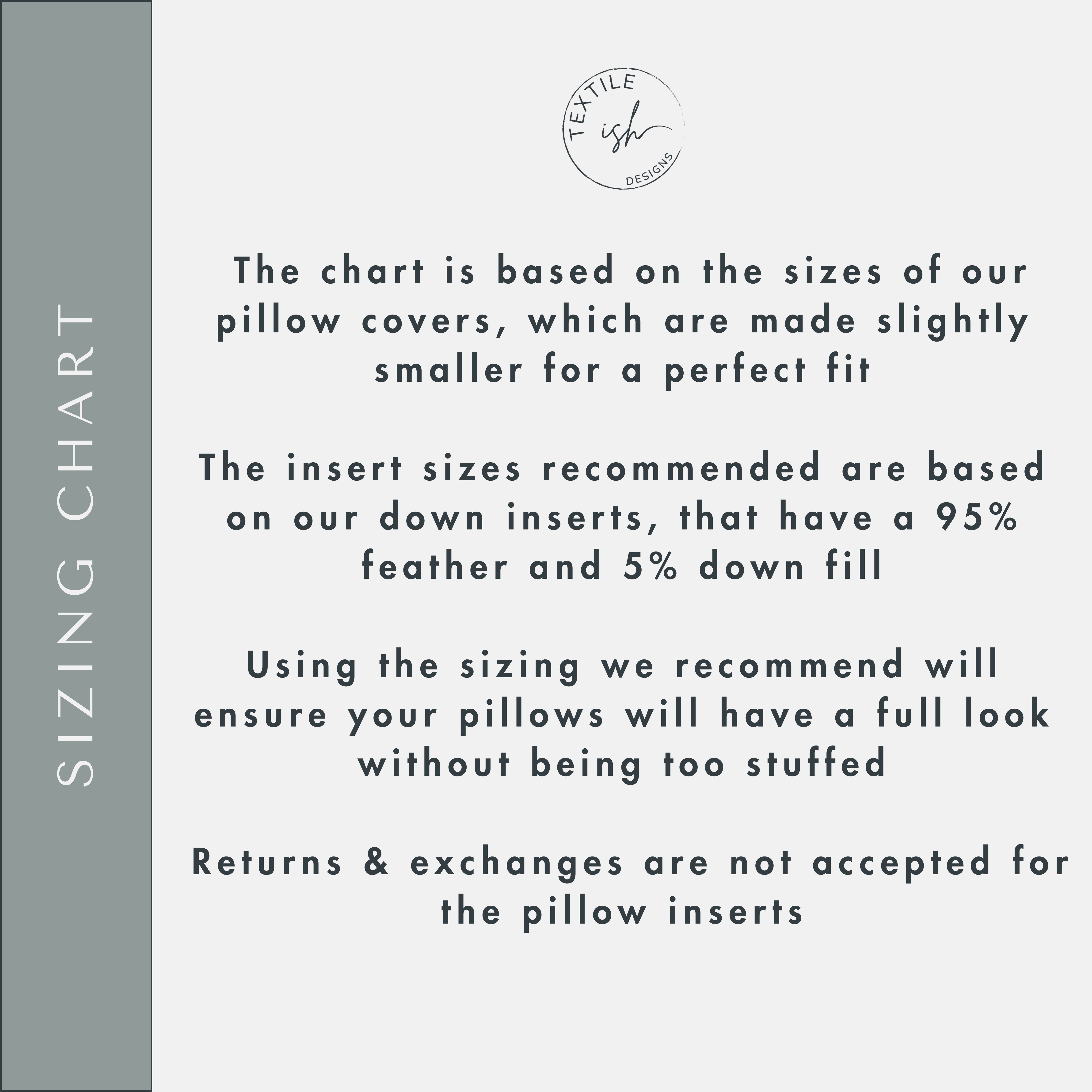 Lumbar Pillow Inserts - Feather Down