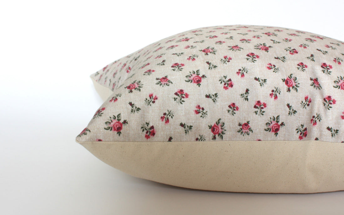 small floral print pillow