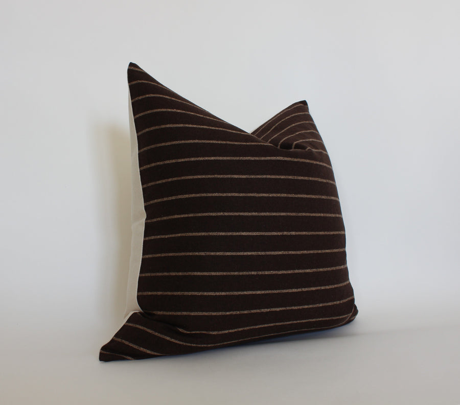 striped moody throw pillow