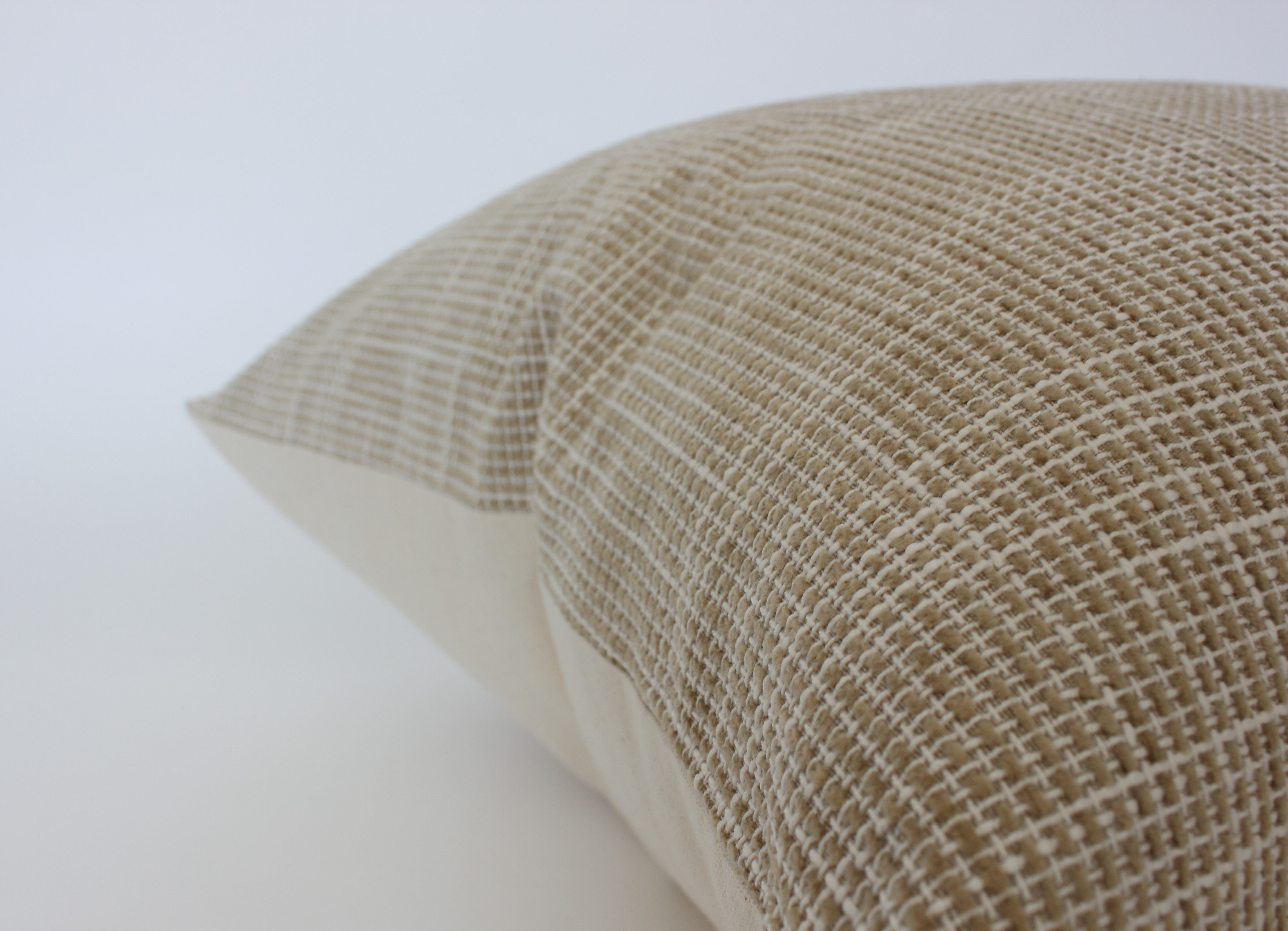 textured throw pillow
