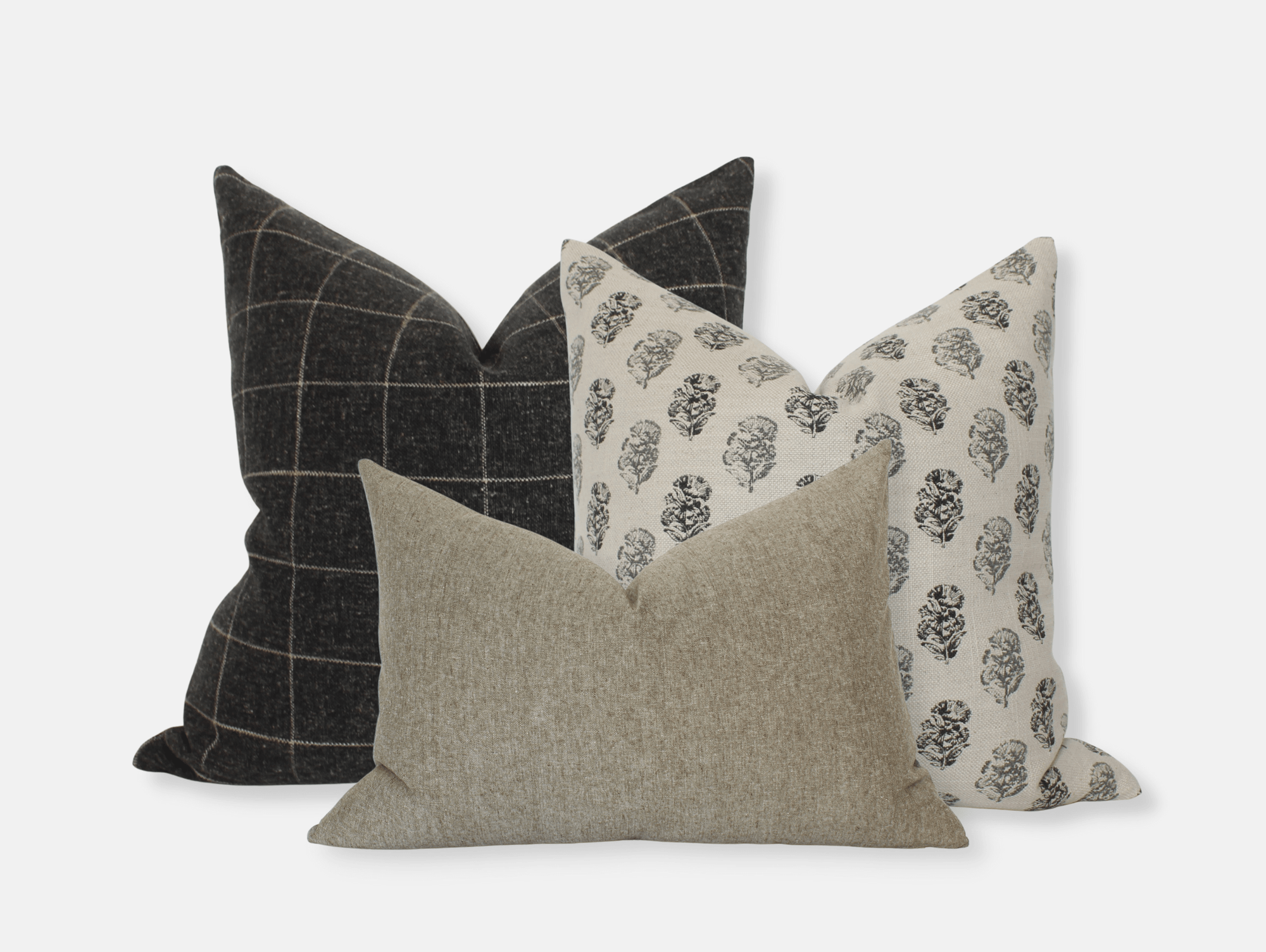 Neutral sofa pillow