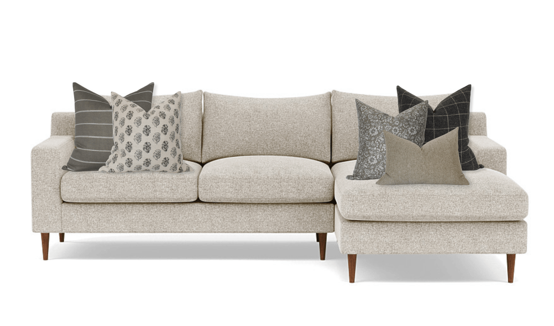 pillow combinations for beige sofa