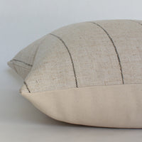 beige textured pillow cover