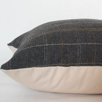 black pillow cover