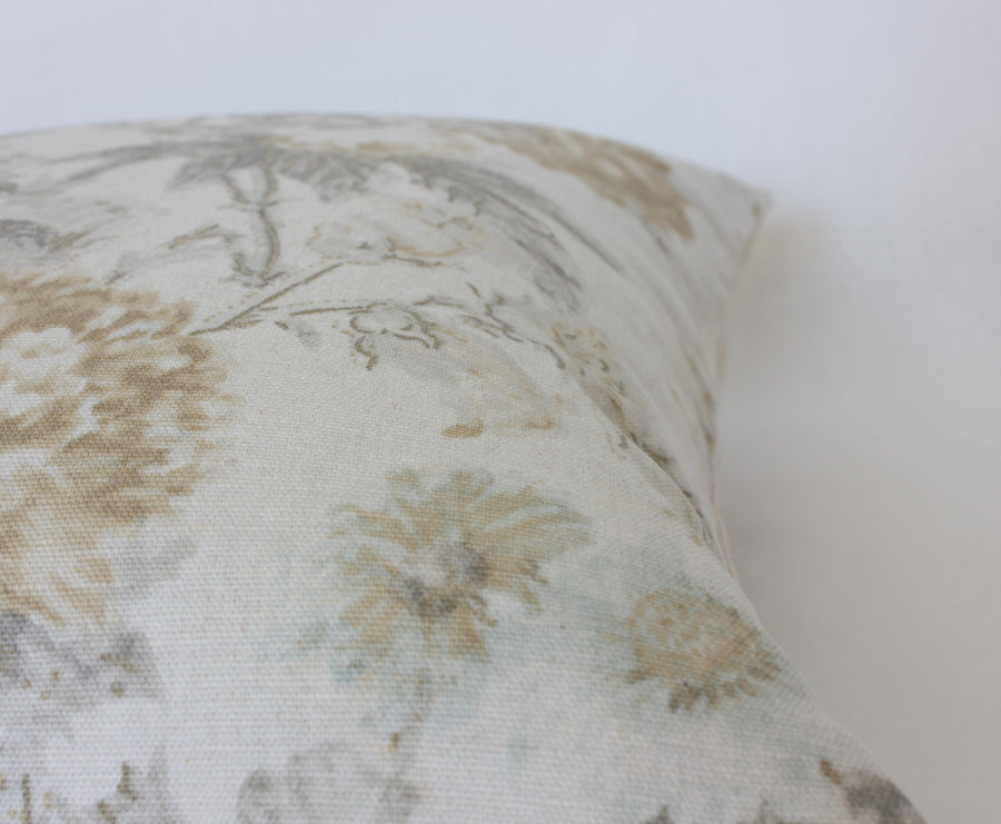 floral designer pillow