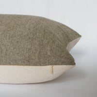 light olive cushion cover with invisible zipper