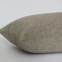 neutral olive throw pillow