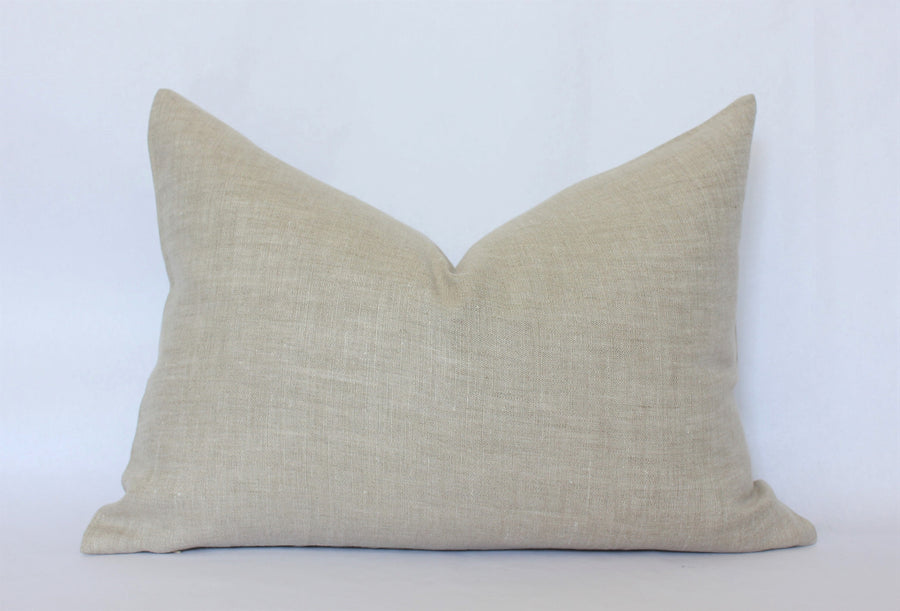 oatmeal lumbar pillow cover